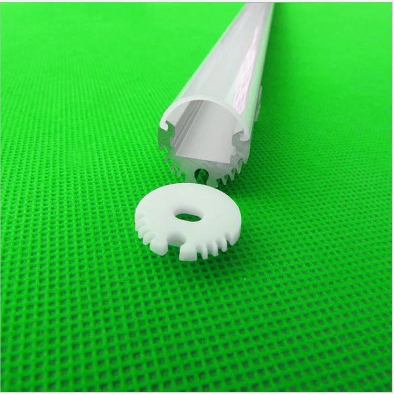 

10-30Pcs/Lot 20*20mm Round Led Channel Cable Hidden Aluminium Profile 12mm PCB Board Bar Light Housing Surface Mounting