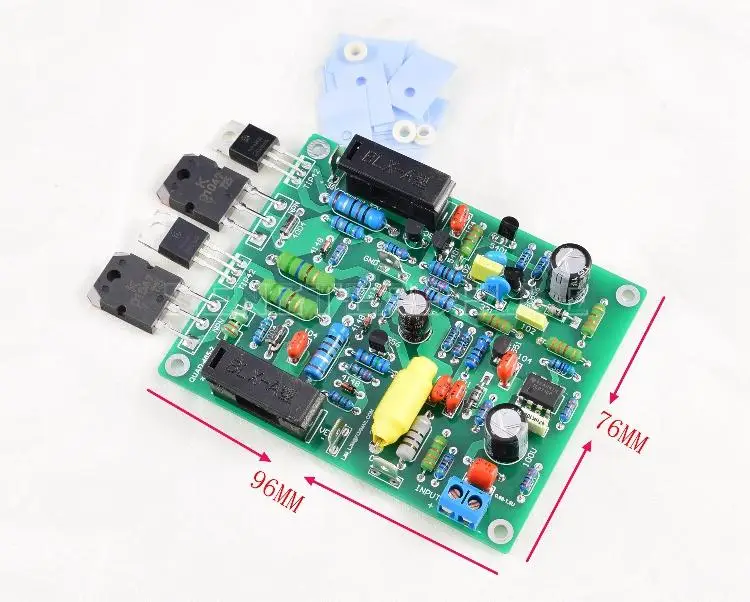 Плата Hi-Fi стереоусилителя QUAD405 -2 в сборе, 100 Вт + 100 Вт усилитель мощности, новая