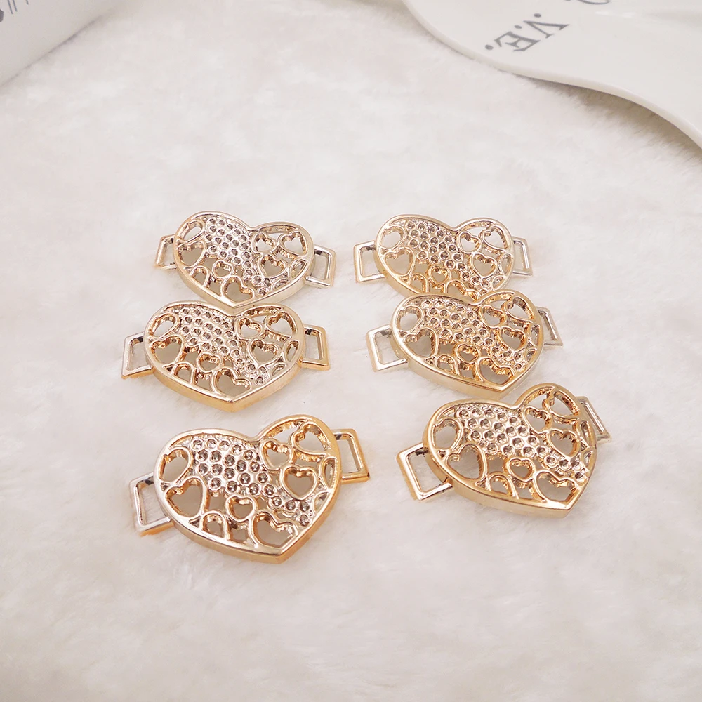 47/27mm,18pcs uv plated rose gold no fade ribbon buckles acessories Invitation Ribbon Slider Headband Hair Clip DIY