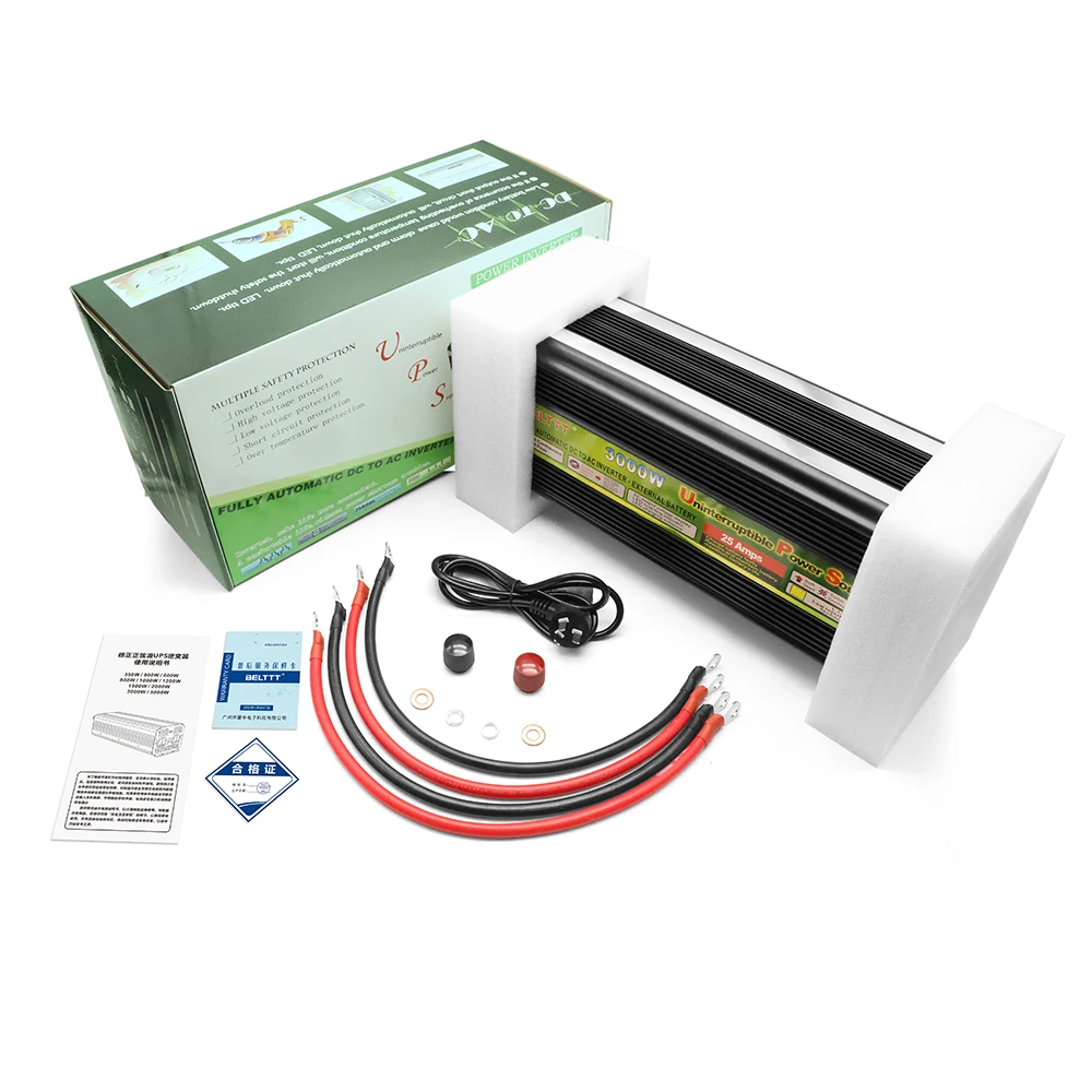 High Frequency 3000w 12V modified sine wave inverter UPS DC to AC Power Inverter for home use