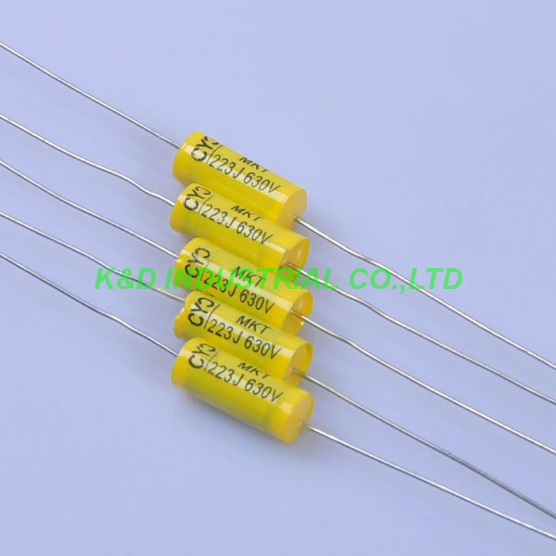 10pcs Vintage Radio Tubular Polyester Capacitor Axial 0.022uf 223 630V Tube Amp