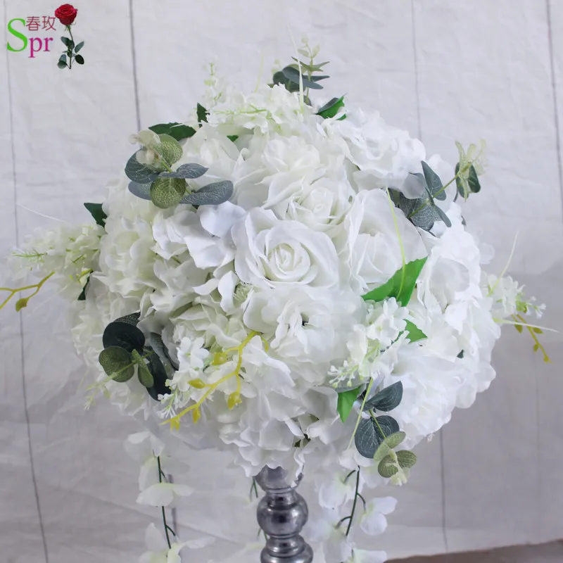 SPR 10pcs/lot wedding table centerpiece decorative flower ball wedding backdrop road lead artificial  floral decoration