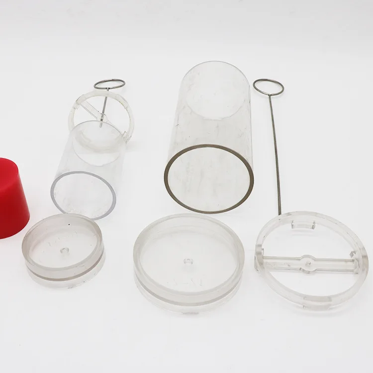 DIY Handcraft Candle Making Mold Mould Cylindrical PC High Temperature Resistant Plastic Model Scented Candle Model Raw Material