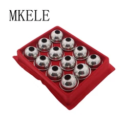 12PCS 30*29*9.5 Stainless steel ball float magnetic 30*29*9.5floating magnetic float level switch small accessories