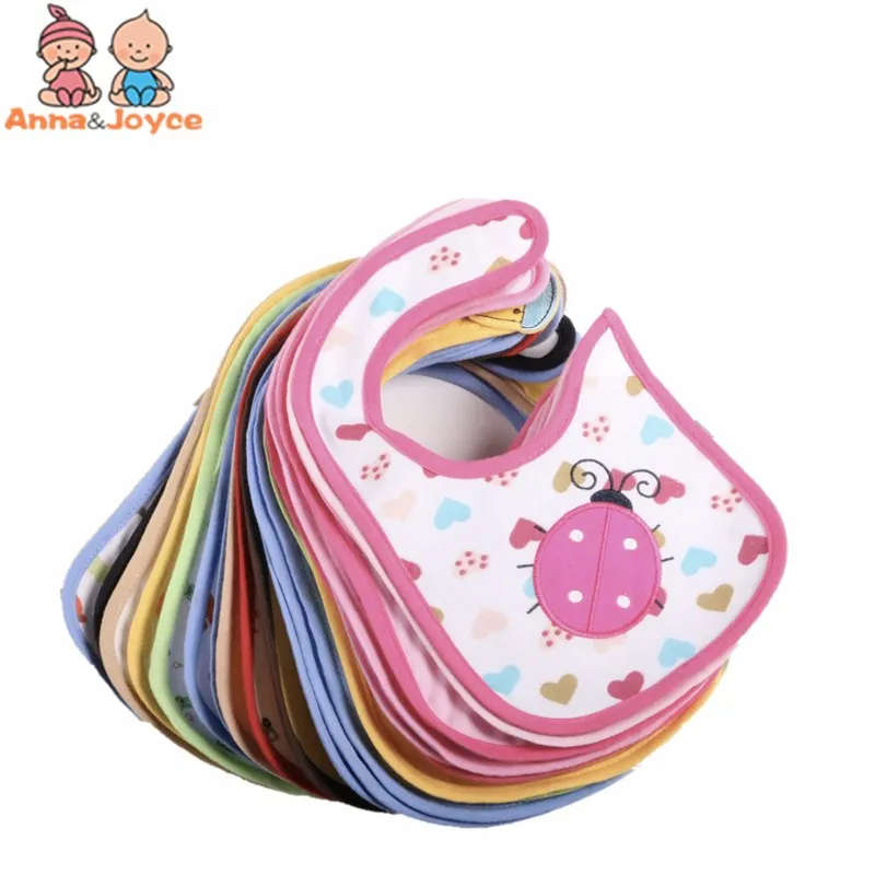 3pc/Lot Sales Cotton Baby Bibs Waterproof Infant Bibs(send By Boys' or Girls')