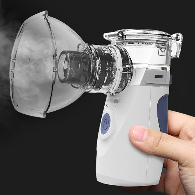 

Medical Nebulizer Handheld Asthma Inhaler Atomizer for children health care Home Portable Steam usb mini