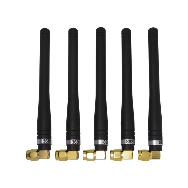 

5pcs/lot SW868-WT100 - 100mm high gain RF wireless 868mhz Rubber Antenna with SMA interface