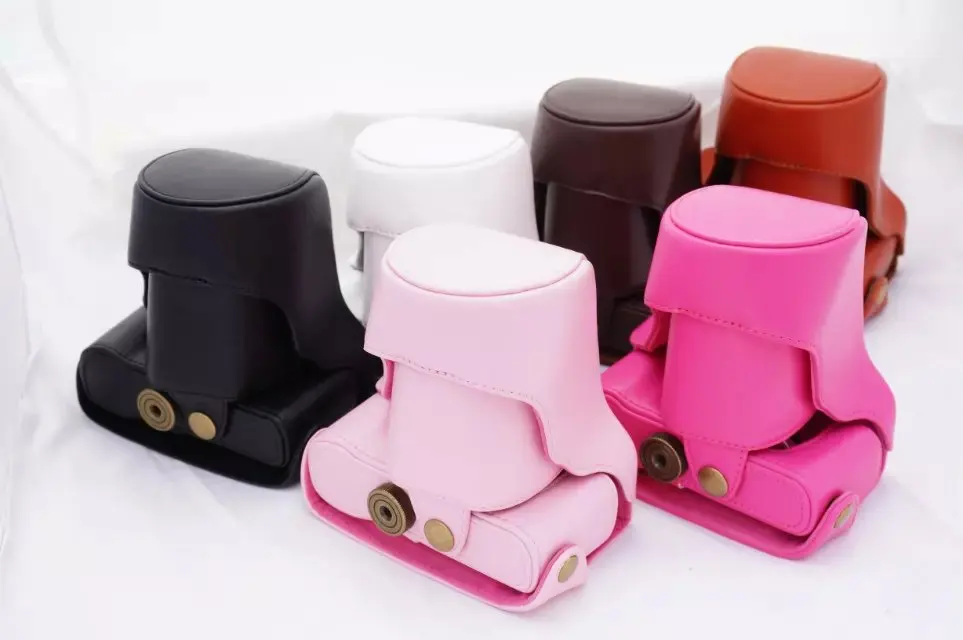 حقيبة كاميرا فيديو PU ، تناسب Fujifilm ، فوجي XM1 ، XA1 ، XA2 ، كاميرا رقمية