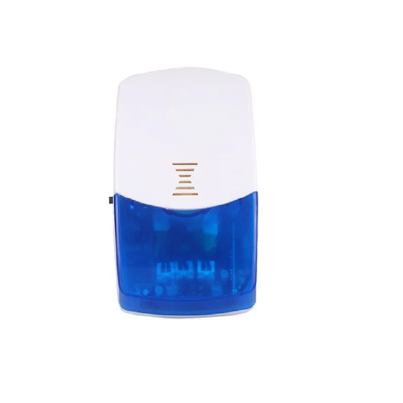 433MHz Wireless Outdoor Siren Sound & Strobe Flash Light Alarm for Home Security Alarm System