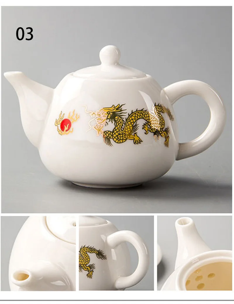 Exquisite Ceramic Kung Fu Tea pot,Chinese Teapot Kettle,Coffee Tea Sets,Chinese traditions Flower Tea Pot,Porcelain Teaware