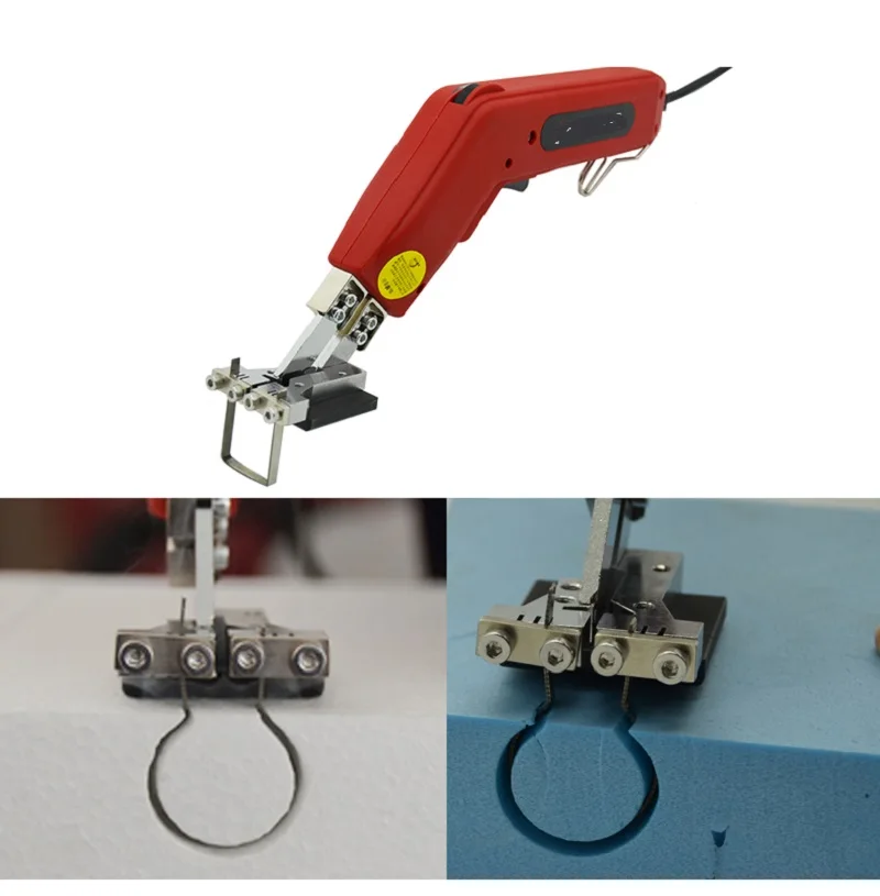 Nuevo equipo profesional de corte térmico, Kit de corte de ranura, cortador de calor de espuma de cuchillo caliente, cortador de poliestireno para EPS XPS PU, ETC.