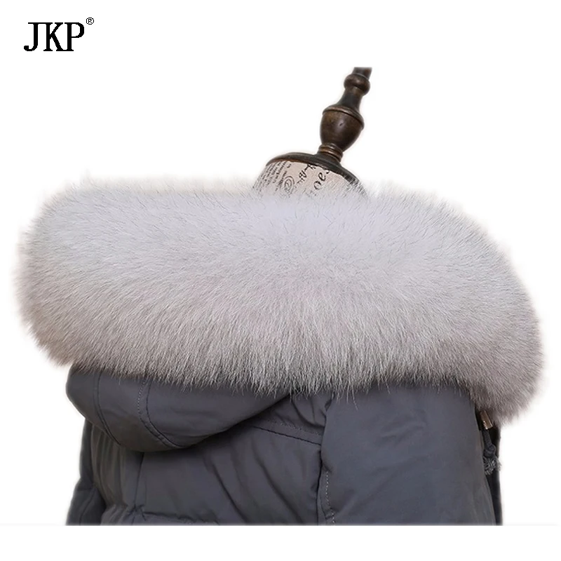 

Winter Genuine Fox Fur Collar Scarf Coat Hat Fur collar warm Trim Fox Fur Collar Scarves Custom