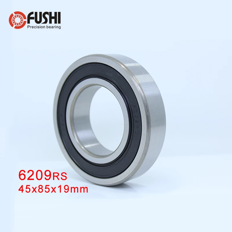 

6209RS Bearing ABEC-3 (1 PCS) 45x85x19 mm Deep Groove 6209-2RS Ball Bearings 6209RZ 180209 RZ RS 6209 2RS EMQ Quality