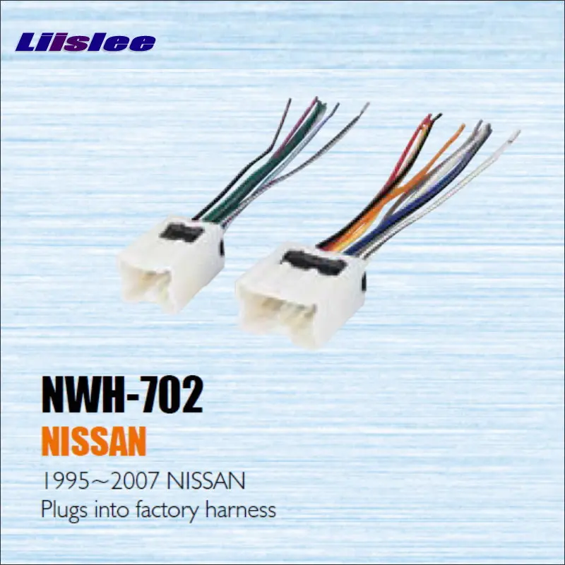 

Plugs Into Factory Harness For Nissan 1995~2007 -Radio Power Wire Adapter/Aftermarket Stereo Cable/Male DIN To ISO