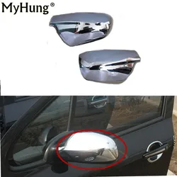 Deur Side Wing Achteruitkijkspiegel Case Side Mirror Chrome Cover Voor Peugeot 307 Cc Sw 407 2004-2012 Accessoires 2Pcs Auto Styling