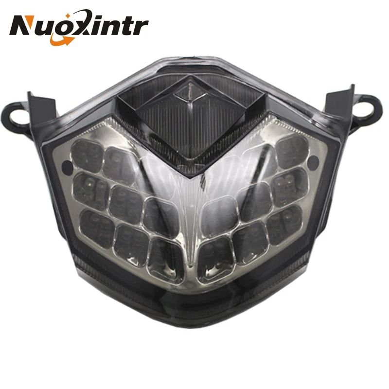 Nuoxintr  Motorcycle LED Tail Light Rear Tail Light Motocross Dirt Bike Moto LED Tail Light Accessories for Kawasaki Z750 Z1000