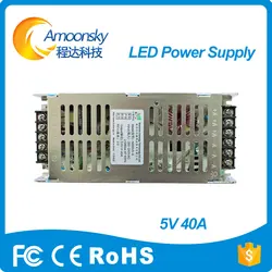 G-energy Led Power Supply 5V 40A N200V5-A 200W 200 to 240V for Indoor Outdoor P5 P10 Led Panel Module