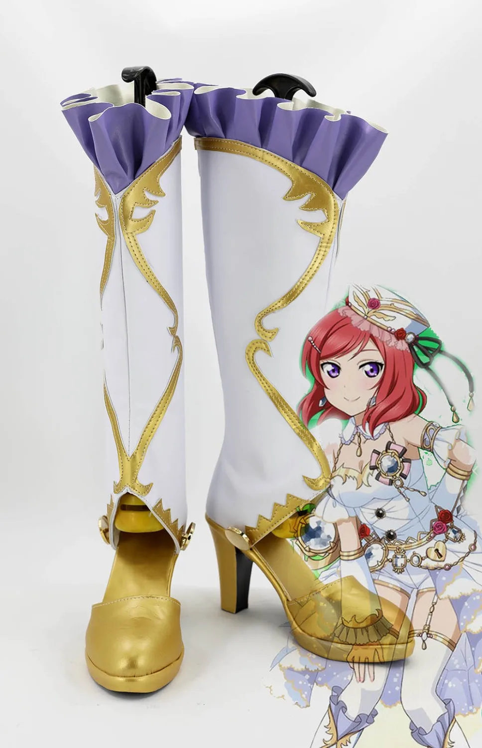 

Nishikino Maki Cosplay Love Live! Birthstone Awakening Cosplay Boots Shoes Custom Made Any Size