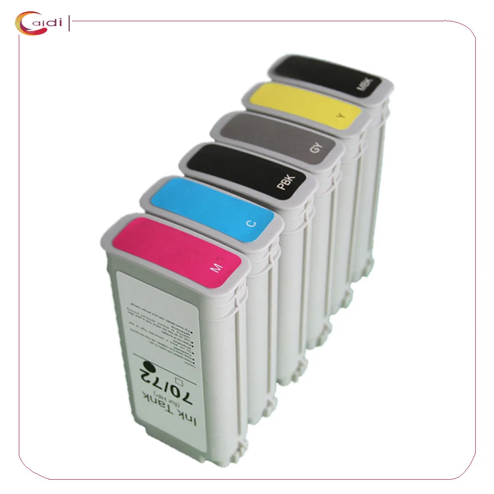 

Color can choose Compatible Ink Cartridge For HP 70 130ml Worked with Hp Designjet Z2100 Z3100 Z3200 Z5200 printer