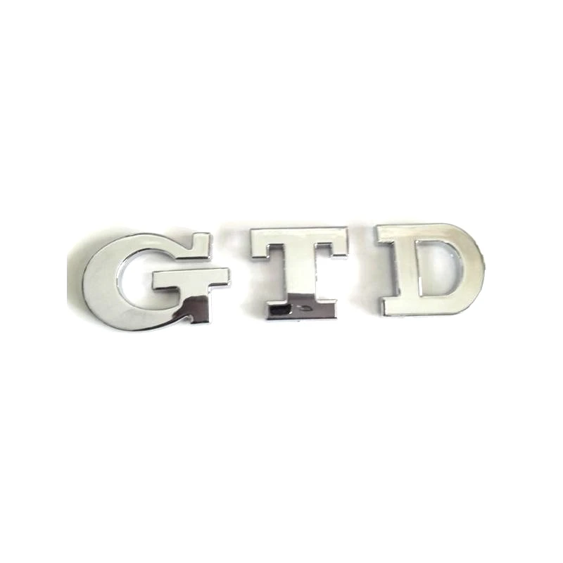 

Автомобильные наклейки GTD маленького размера из АБС-пластика, высота 2,2 см, эмблемы, значки, логотипы