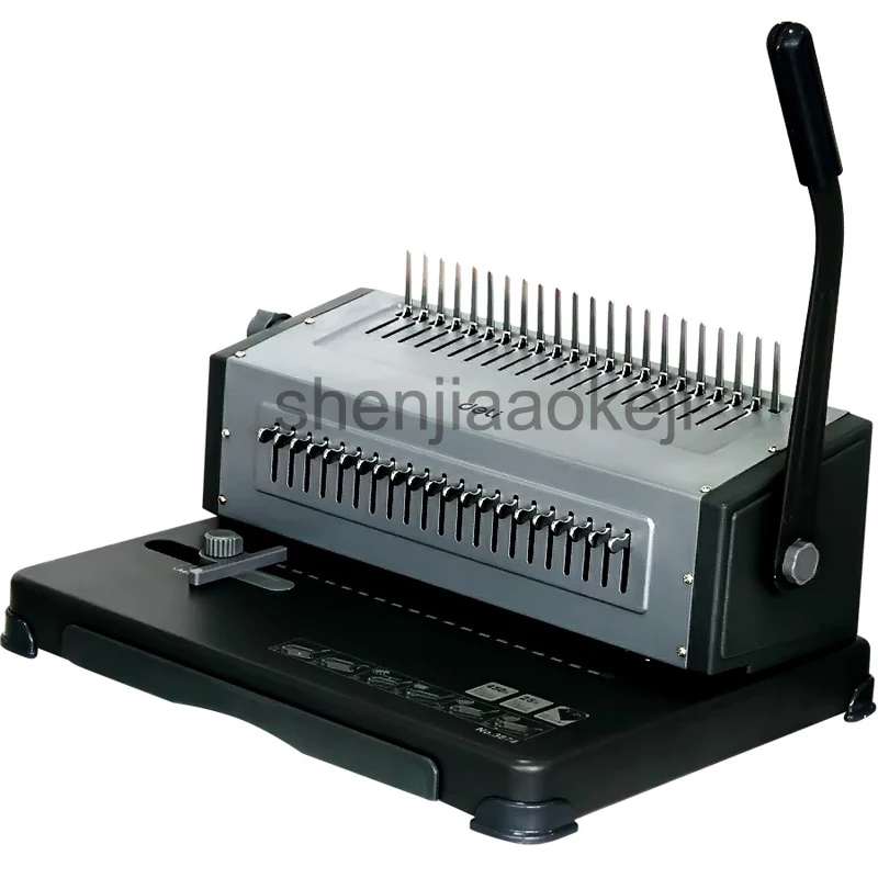 Manual Binding Machine 3874 rubber ring clip dual-use  Comb Punching Machine Office File Dedicated Bookbinding Machine