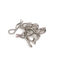 Body Shell Clips Pins Shell For 1/28 RC Hobby Car Diameter: 0.7MM Length: 11.5MM Steel Spare Remote Control Car Part Accessories