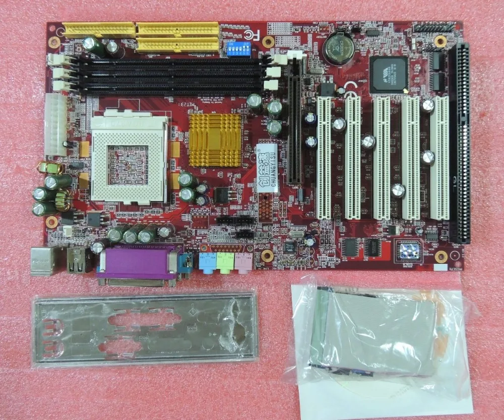 FreeShip Industrial Computer Embroidery CYSMBD-694X 694 motherboard with 1 ISA + 5PCI slots,2 COM,2 IDE,socket 370,AGP