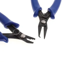 Royal Blue Steel Jewelry Jeweler Tools Crimper Pliers for Crimp Beads/ Split Ring Opener Pliers DIY Equipment