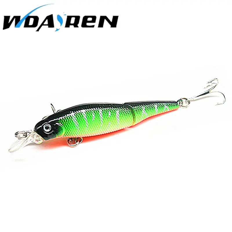 

1pcs 9.2cm 7.5g Fishing Lures Wobblers Minnow Artificial Baits Treble Hooks Crankbait Fishing Tackle 2 Sections Lures FA-272