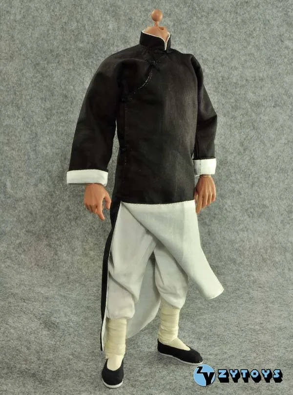 1/6 figure doll clothes male Kung Fu suit for 12