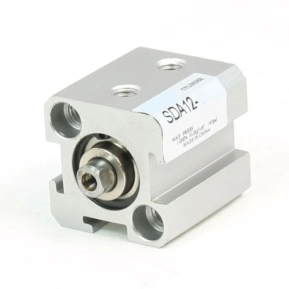 

1 Pcs 12mm Bore 50mm Stroke Stainless steel Pneumatic Air Cylinder SDA12-50