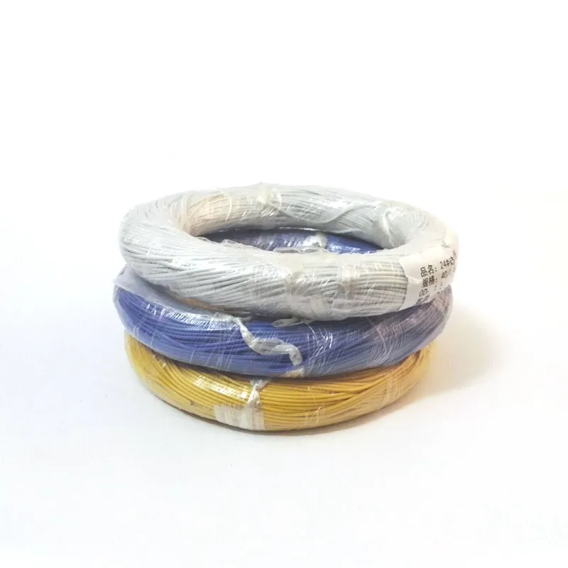 10M 18 20 22 24# 26 28 30 AWG Heatproof Soft Silicone Wire Ultra Flexible Test Line High Temperature Connect Cable For RC Model