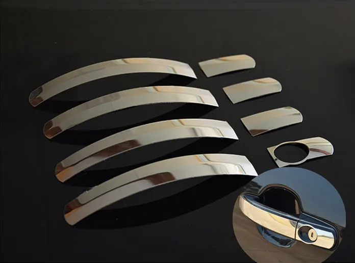 For Ford Mondeo Sedan 4 door 2008 2009 2010 2011 2012 CHROME CAR DOOR HANDLE COVER TRIM MOLDING OVERLAYS