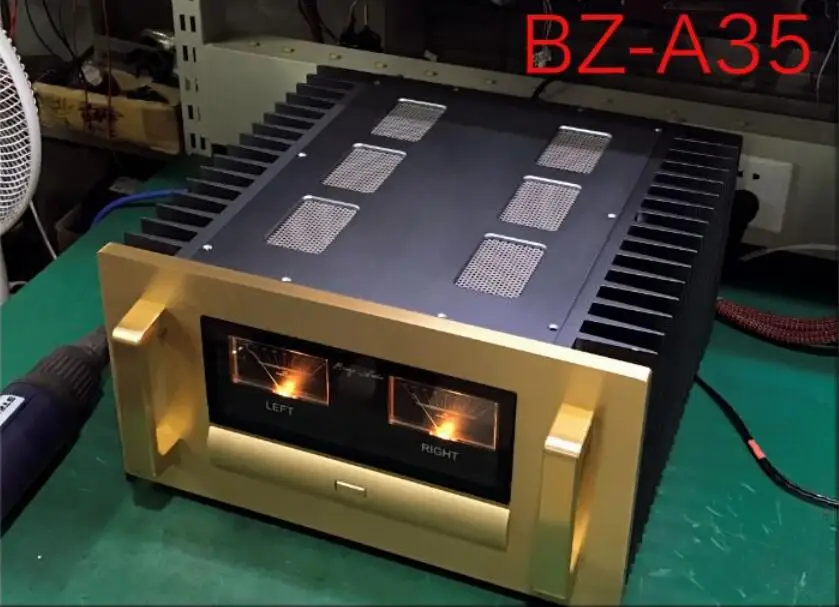 BZ-A35 original design charged flat surface Class a heat dissipation power amplifier chassis