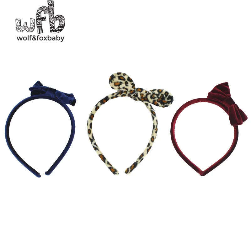 Varejo crianças bonito veludo bowknot harper sete multi-estilo cabelo accessaries fecho de cabelo hairwear novo 2014