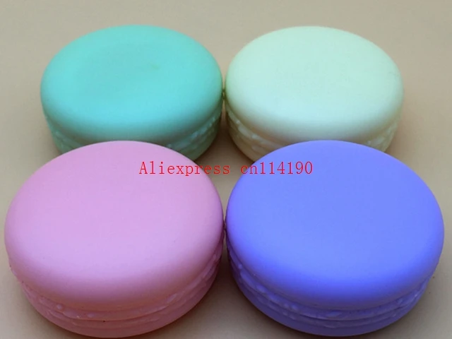 Hot sale 500 pcs/lot Candy color Macaron cosmetic empty Lipstick lip balm container macaron sub-bottling DIY lip gloss box