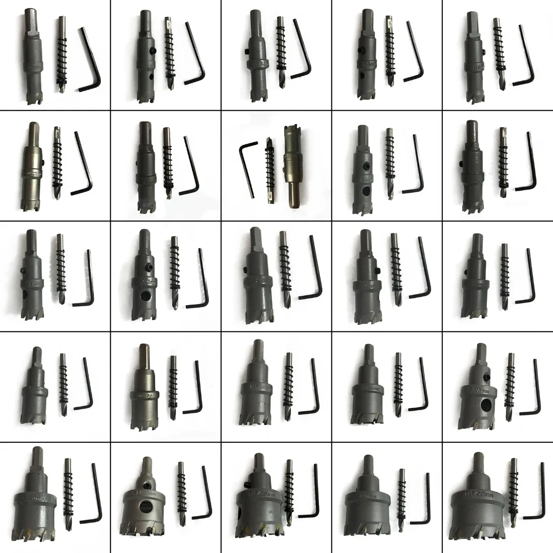 1Pcs 15-45Mm Carbide Tip Tool Rvs Hss Boor Metal Cutter Hole Saw