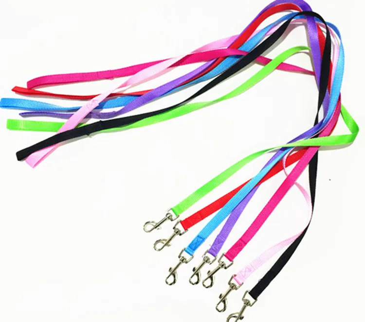 Dog Nylon Leashes Wholesale Summer Strong Leads Rope Cute Small Cats Chihuahua Collar Leashes Outdoor Pet Products Supplier Cute