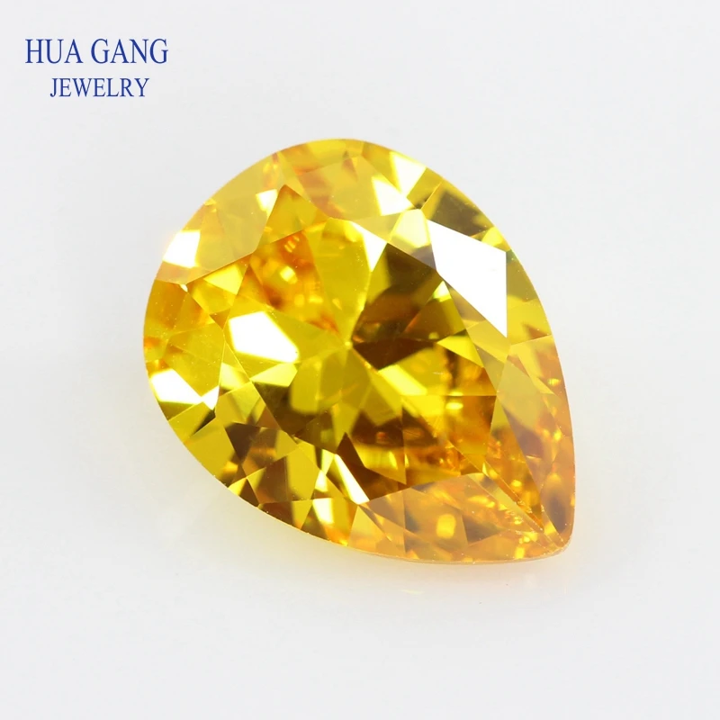 

Customer link 18x25mm Pear Shape Cut 5A Golden Yellow CZ Stone Synthetic Gems Cubic Zirconia For Jewelry Wholesale Free Shipping