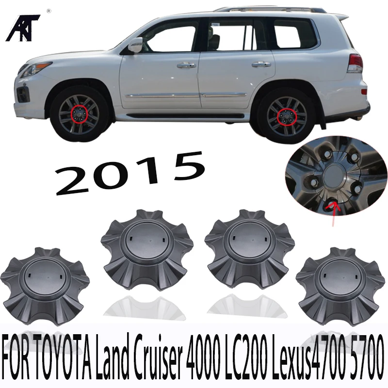 20pcs Wheel Hub Caps for Toyota Land Cruiser 4000 LC200 FOR Lexus 4700 5700 Hub cover color :gray