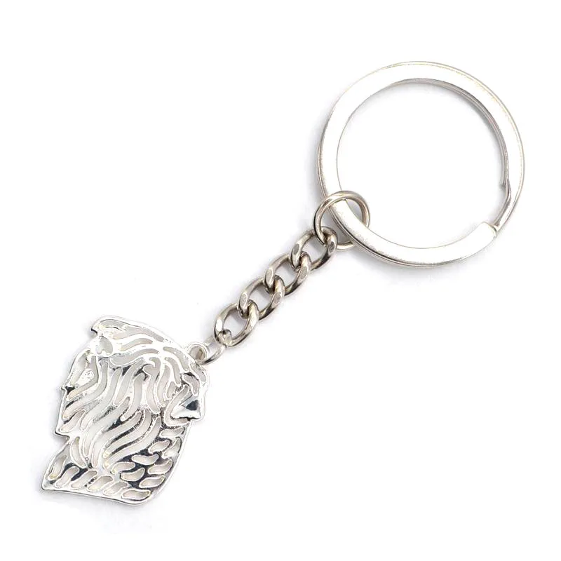 Jewelry Alloy Black Russian Terrier Key Chains Fashion Metal Pet Dog Key Chains