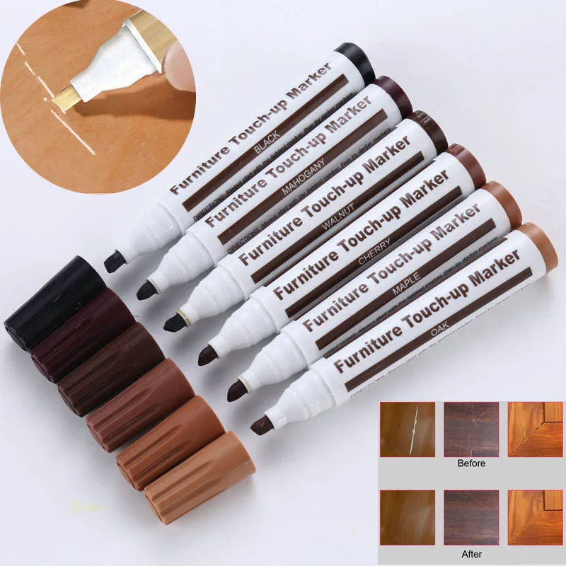 Furniture Repair Pen Markers Scratch Filler Paint Remover For Wooden Cabinet Floor Tables Chairs UD88