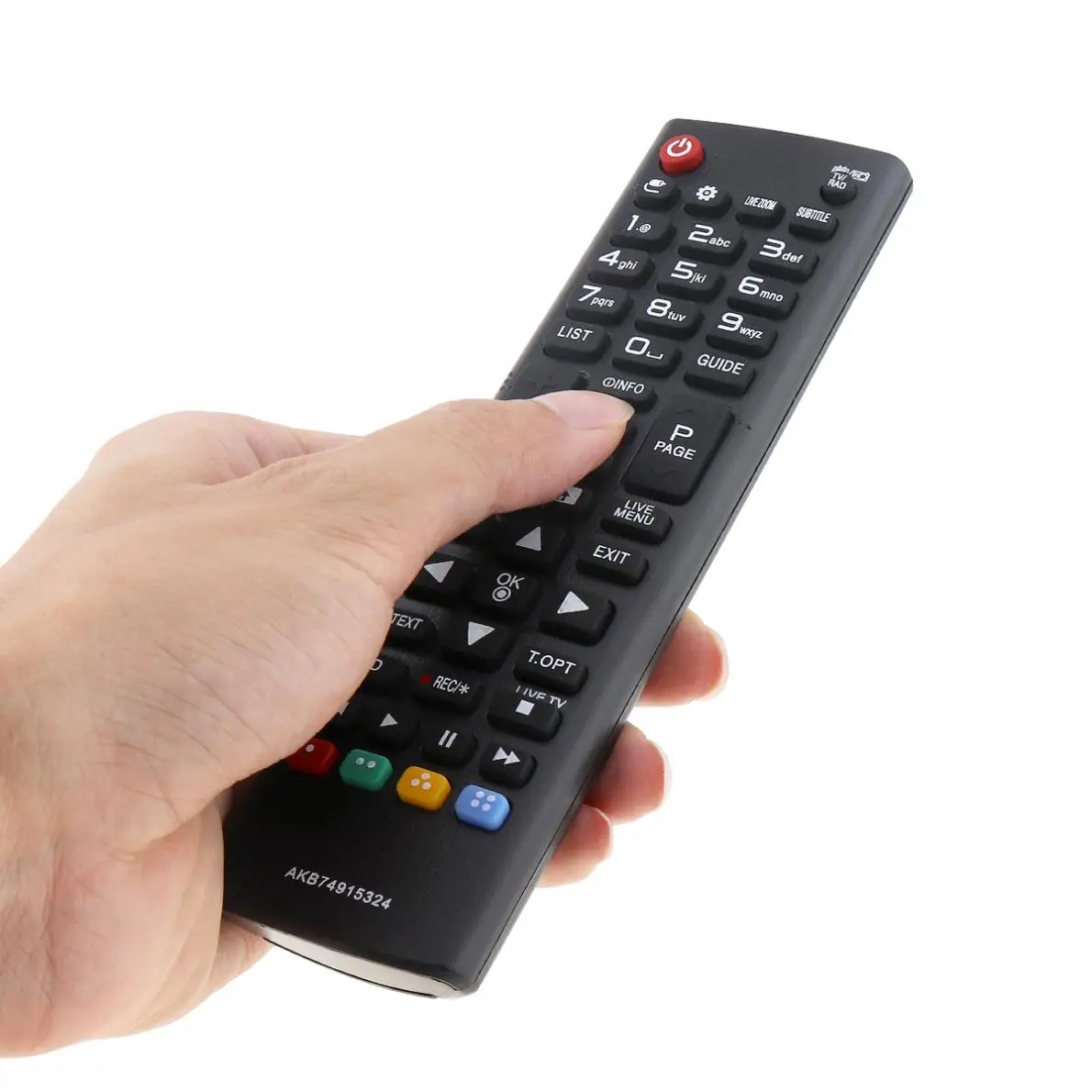 AKB74915324 Replacement TV Remote Control with Long Transmission Distance for TV 43UH610V / 50UH635V / 32LH604V