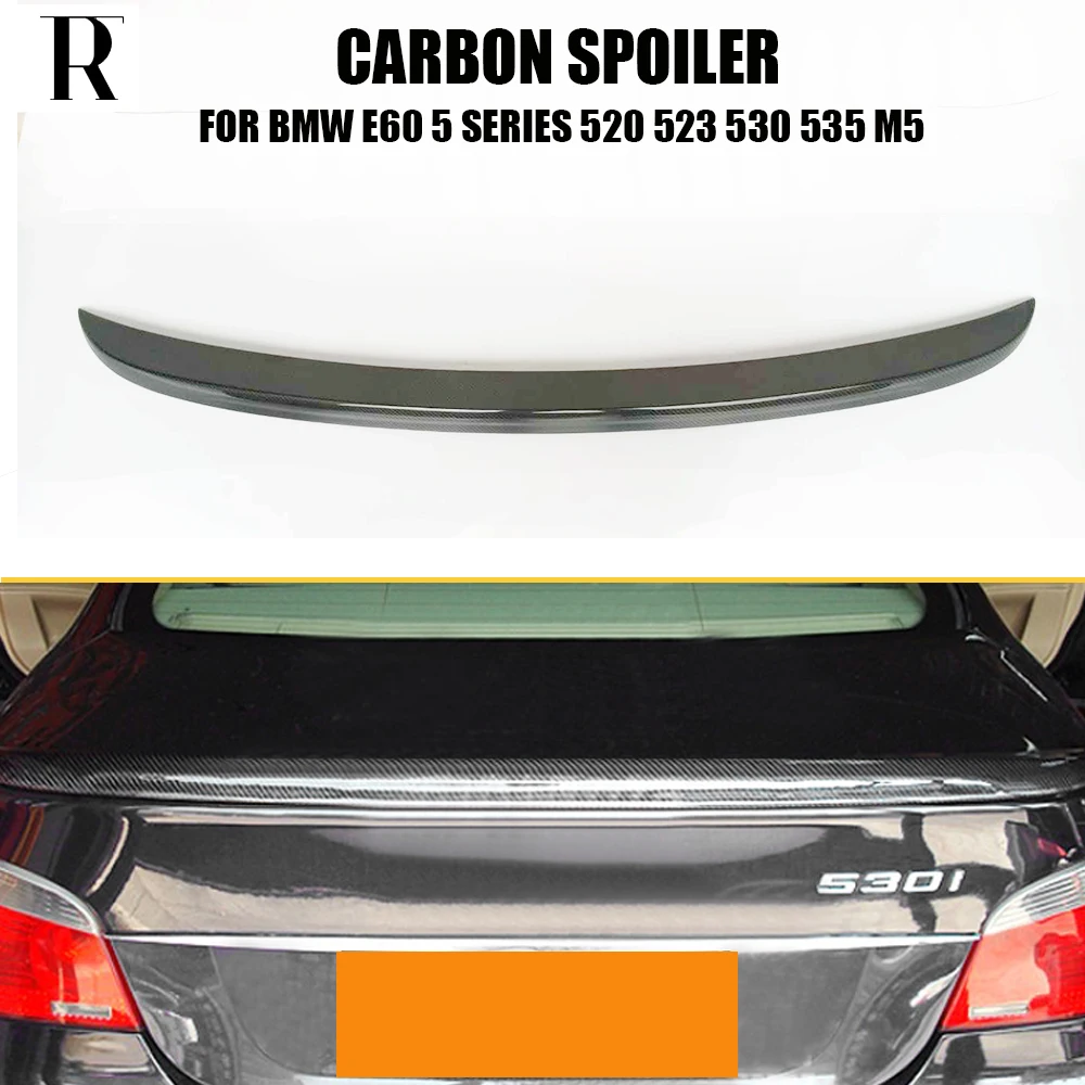 

M5 Style E60 Carbon Fiber Rear Wing Spoiler for BMW E60 520i 523i 530i 535i 520d 525d 530d 535d M5 2004 - 2006