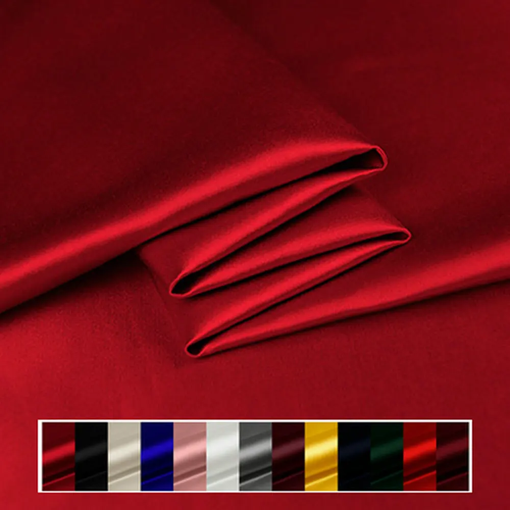 

Super Heavy Silk Wool Blend Satin Fabric 40M/M 140CM