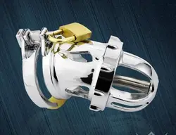 Latest Design Male Titanium Alloy Cock Penis Cage With Detachable Catheter Chastity Belt Device Ring BDSM Sex Toys A199