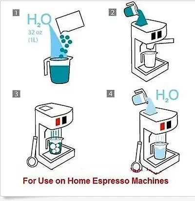 URNEX DEZCAL CÀ PHÊ MAKER & ESPRESSO KHỬ CẶN-5 TÚI & Backflush Đĩa Mù