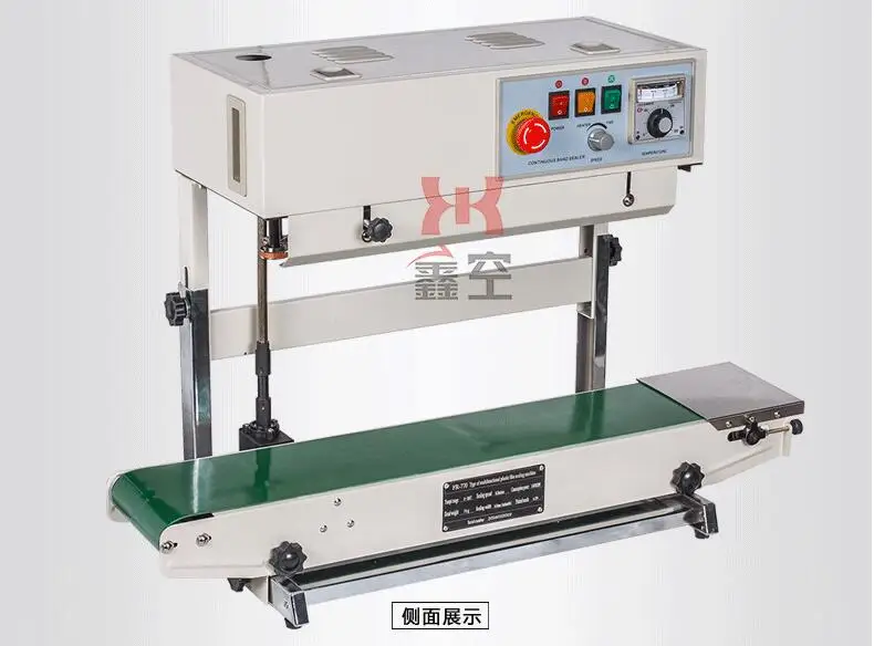 FR-770LW vertical automática máquina de selagem contínua, líquida automática máquina de selagem da folha de alumínio, saco de filme plástico selagem