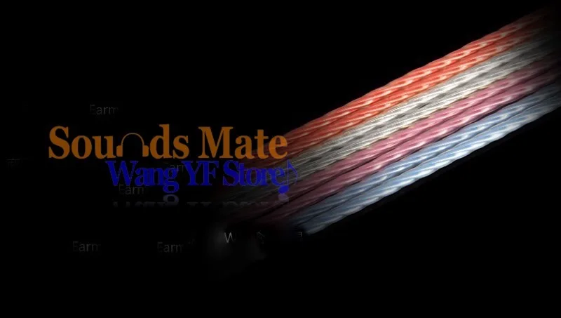 Verzilverd 6N Ofc Hifi Kabel Voor Westone W10 W20 W30 W40 W50 W60 Hoofdtelefoon 4 Kleuren Selecteren