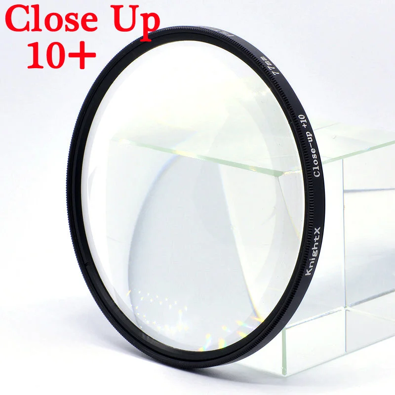 KnightX Macro close up 10+ Camera Lens Filter For canon sony nikon photography d3300 1300d 2000d d5100 d70 dslr 52mm 58mm 67mm